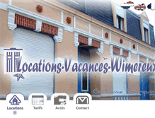 Tablet Screenshot of locations-vacances-wimereux.com